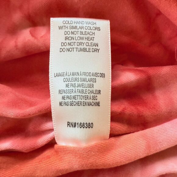 NWOT Torn by Ronny Kobo Kit Ruched Bodycon Mini Dress in Sunset Pink & Orange XS - Picture 10 of 13